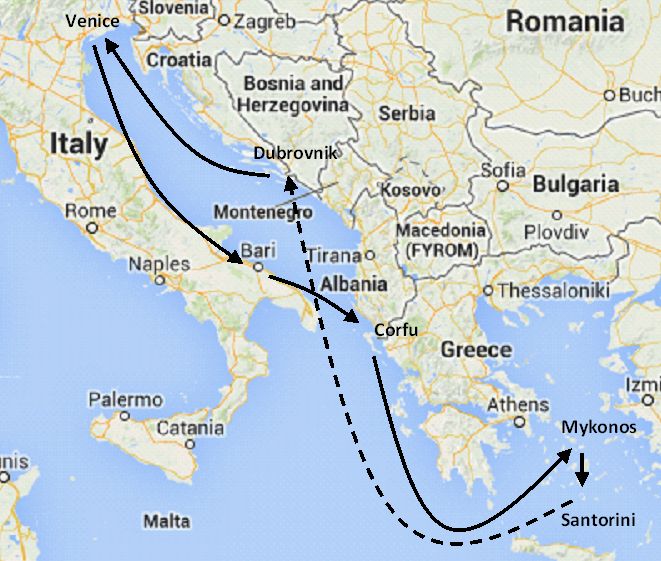Cruises of italy greece and turkey vacation, map of san diego cruise