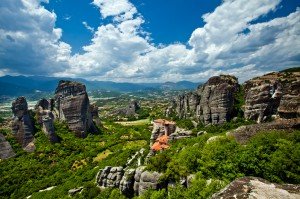 meteora rocks and monasteries