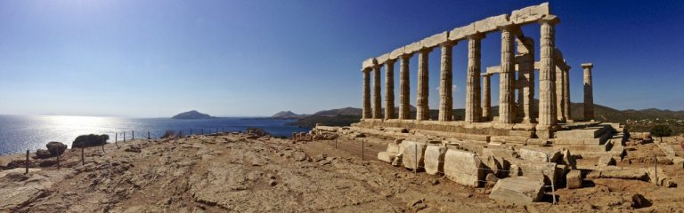 Cape Sounion the significant strategic point of Athens 5C BC