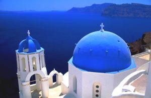 Greece Santorini the famous blue athens tours greece