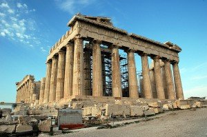 parthenon in Athens acropolis