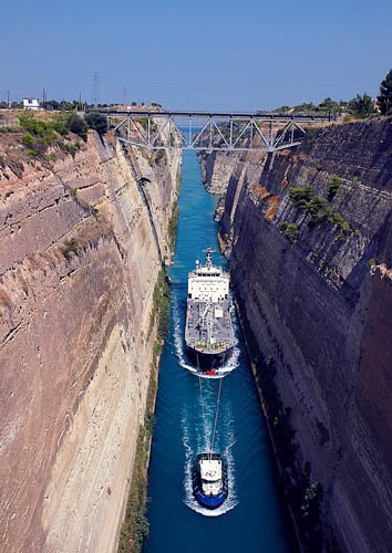 Corinth-Canal corinth canal isthmus