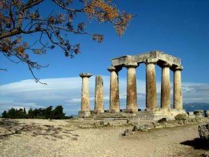 ancient-corinth-temple-apollo temple of apollo in ancient corinth