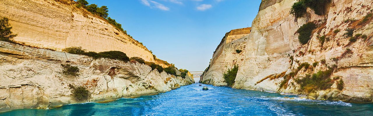 The Amazing Corinth Canal, Greece - 602 BC - 44 BC