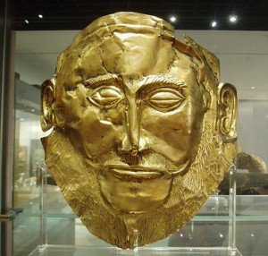 mycenae-agamemnon-mask mask of king Agamemnon
