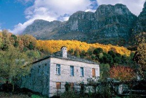 village of Papingo in Epirus, North-Western Greece