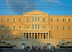 parliament building in athens