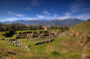 The ancient theater of Sparta