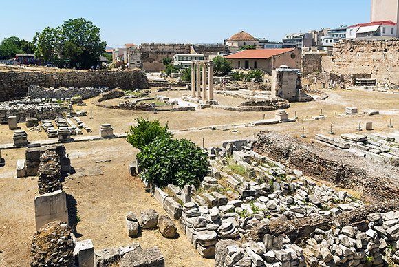 the agora in athens