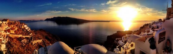 SantoriniSunset1280x400 athens tours greece