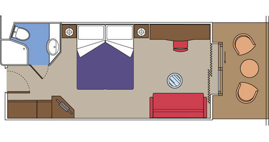 8-day cruise from Piraeus Greece in Adriatic and Aegean Sea 25 Balcony cabin - Bella 20m2.