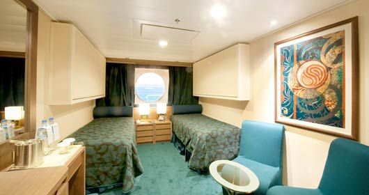 8-day cruise from Piraeus Greece in Adriatic and Aegean Sea 24 Bella outside cabin