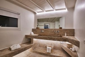 mykonos ambassador villa interior bathroom 1 athens tours greece