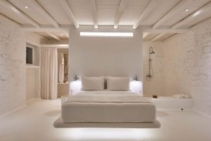 mykonos ambassador villa interior bedroom 3 athens tours greece