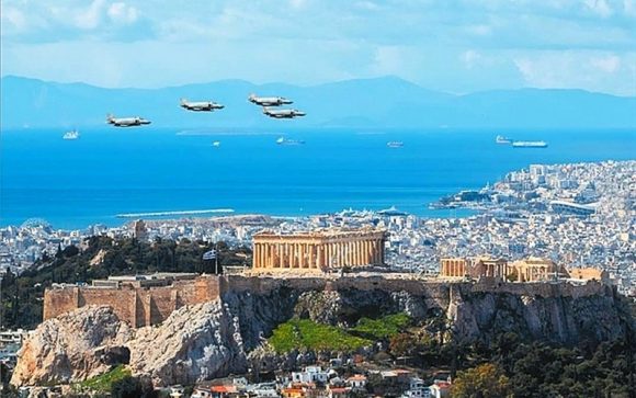 view from lycabettus hill athens tours greece