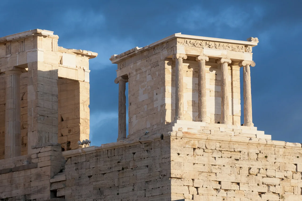 temple of athena nike on the acropolis of athens