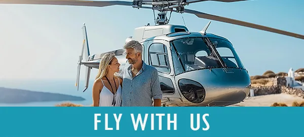 helicopter and airplane tours and transfers in greece