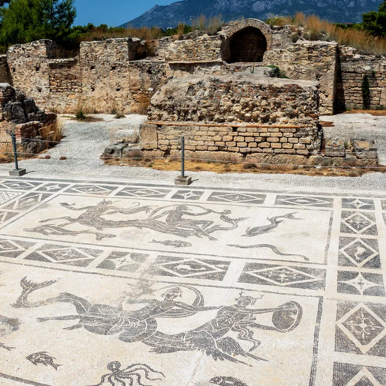 Biblical Corinth 8-Hour Christian Tour 9 roman ruins at isthmia