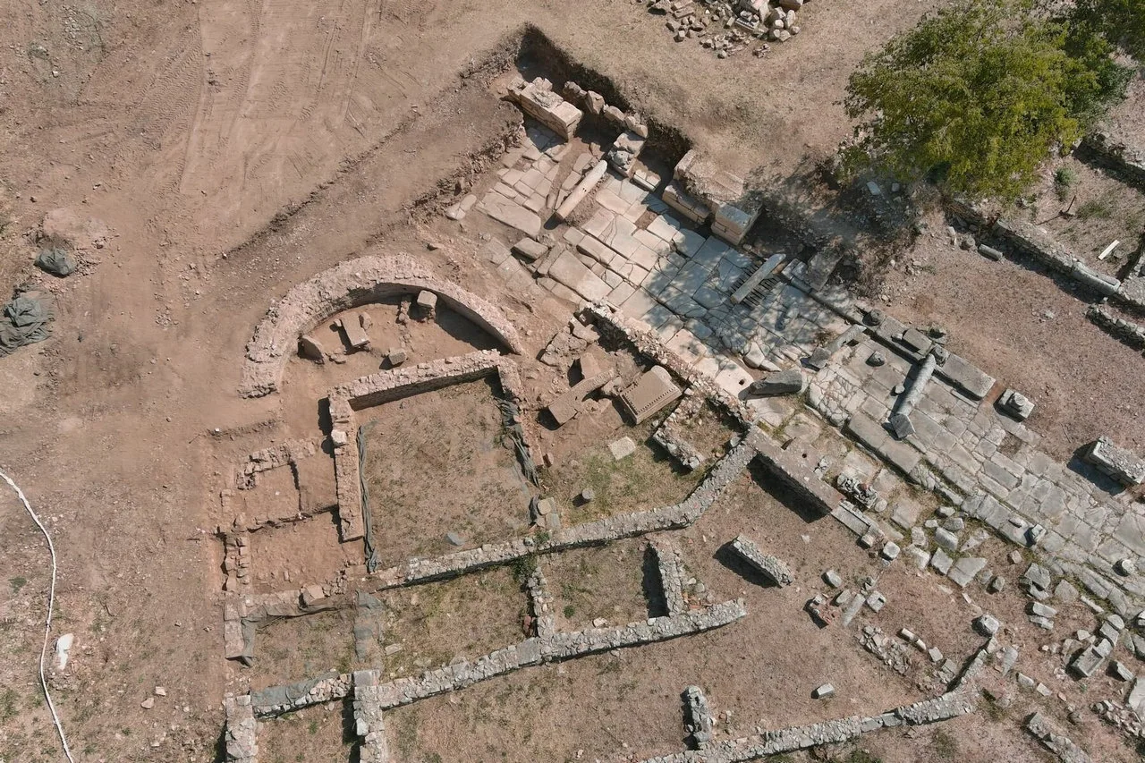 Philippi excavation site