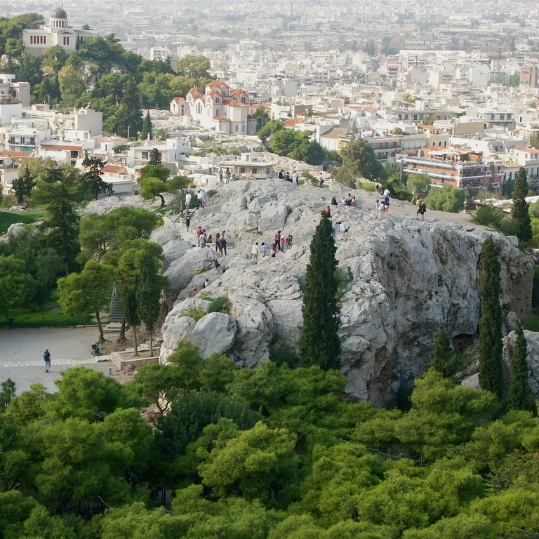 Areopagus View From The Acropolis