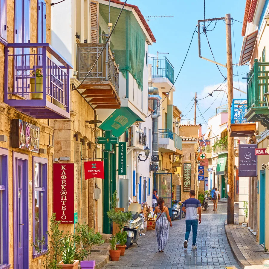Aegina Town Neighborhood