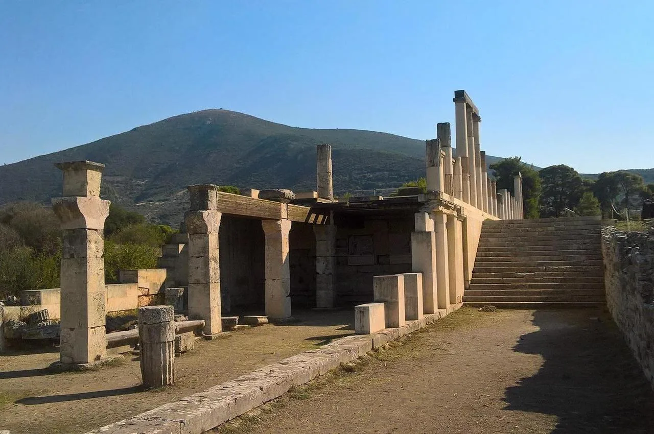 Epidaurus Theater And Asklepieion 6 Asklipios Temple