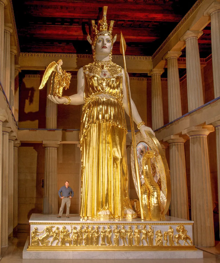 the statue of Athena Parthenos at Nashville