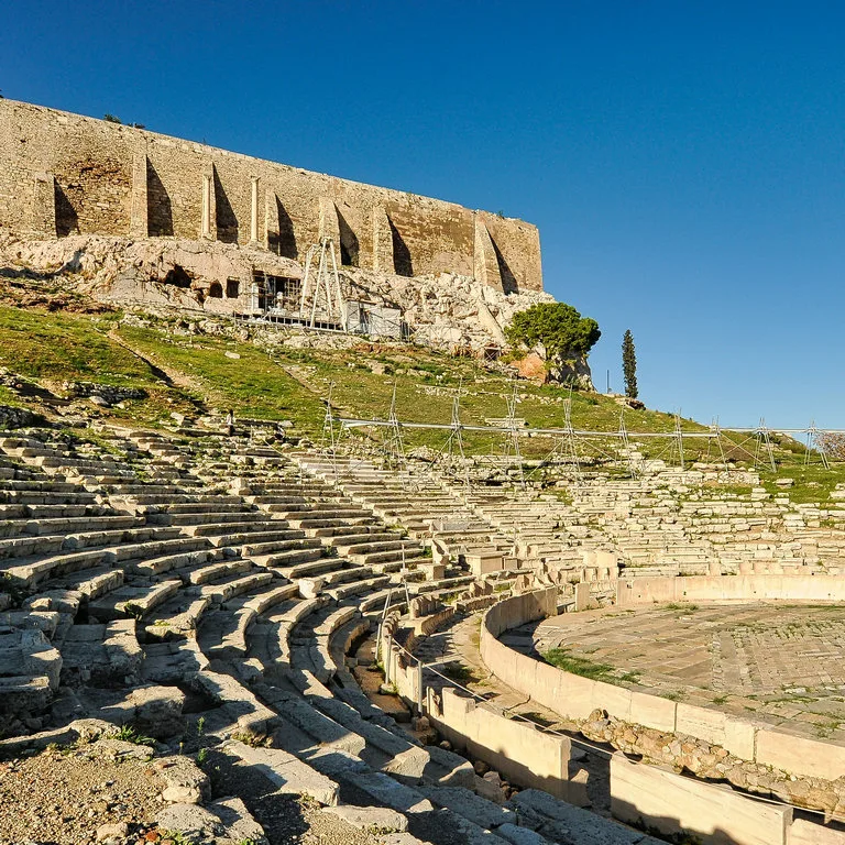 theater of dionysus at the acropolis
