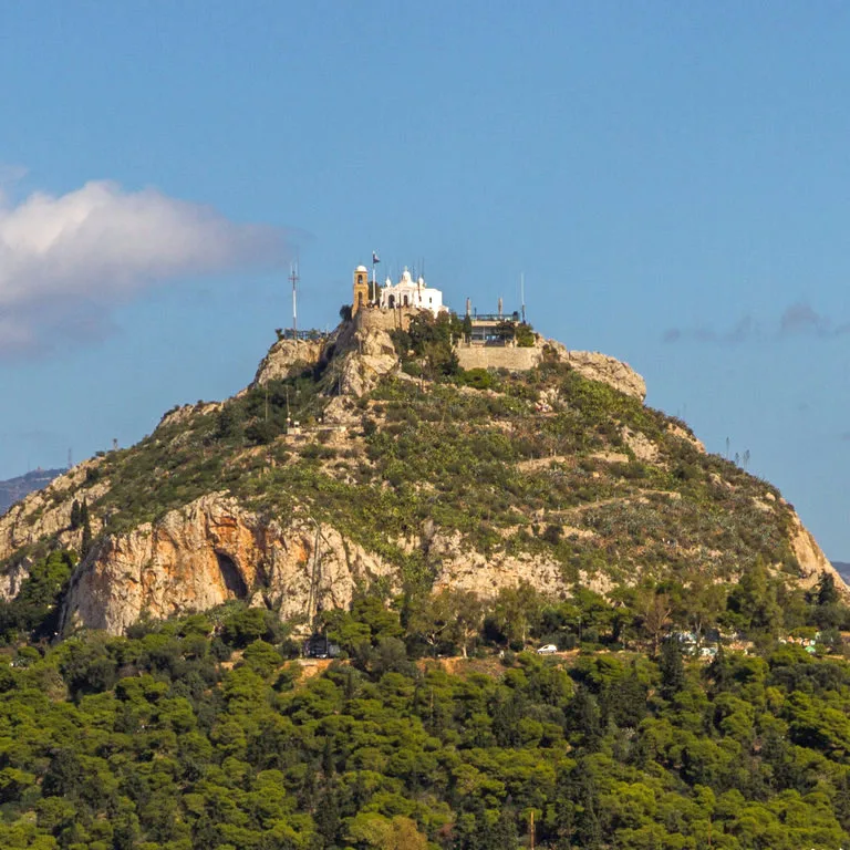 lycabettus hill in athens