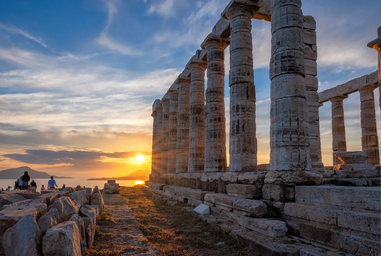 sunset tour to cape sounion and poseidon temple