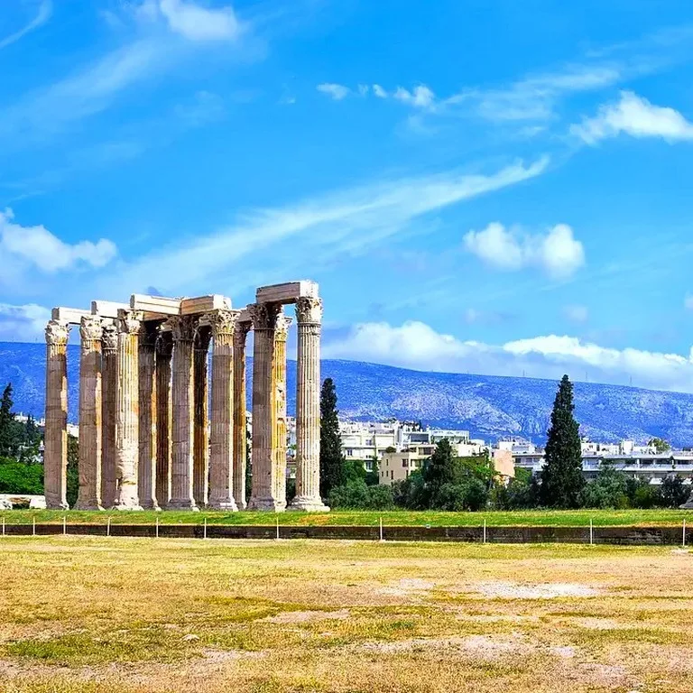Athens Temple Of Olympic Zeus