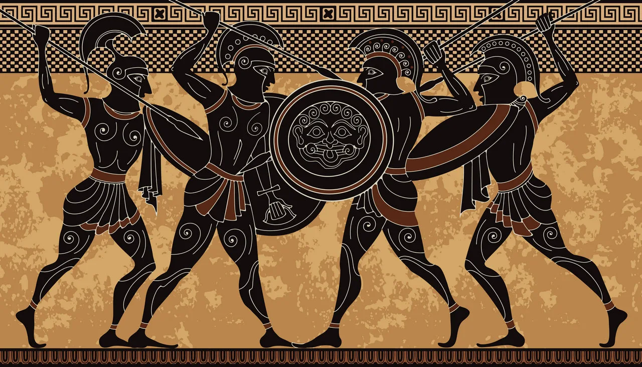 ancient greek warriors