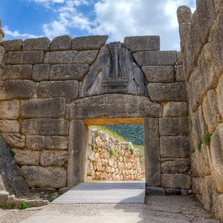 lion’s gate at mycenae