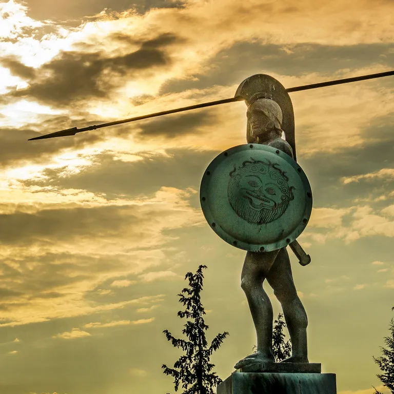 monument to king leonidas of Sparta