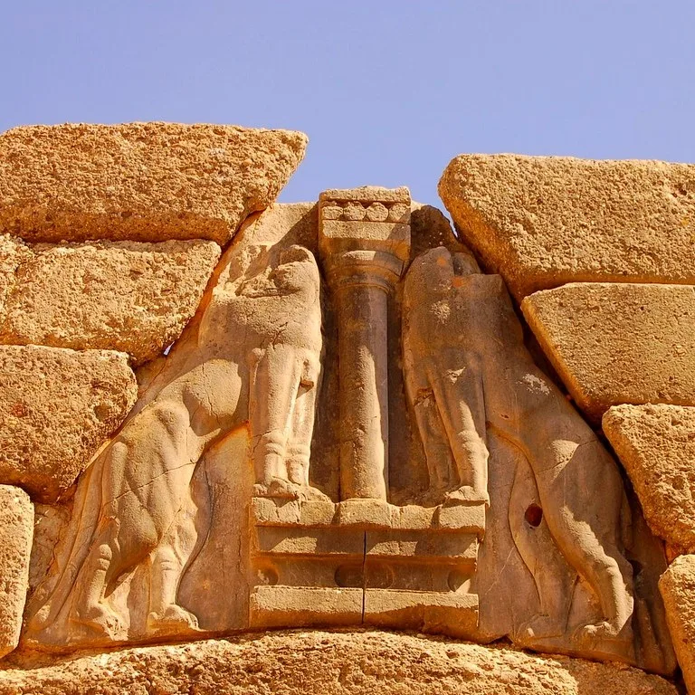 The Lion’s Gate At Mycenae