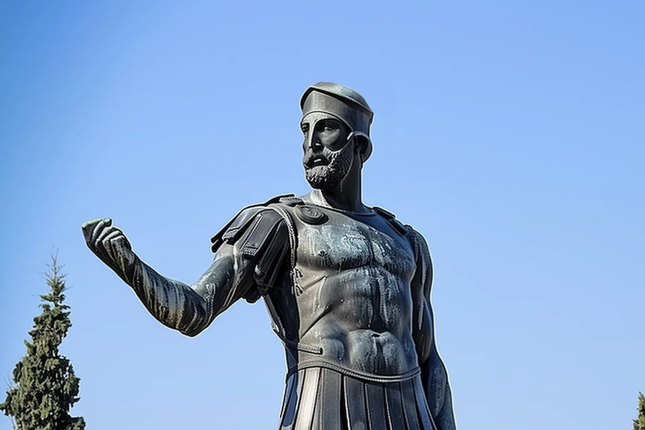 statue of general miltiades