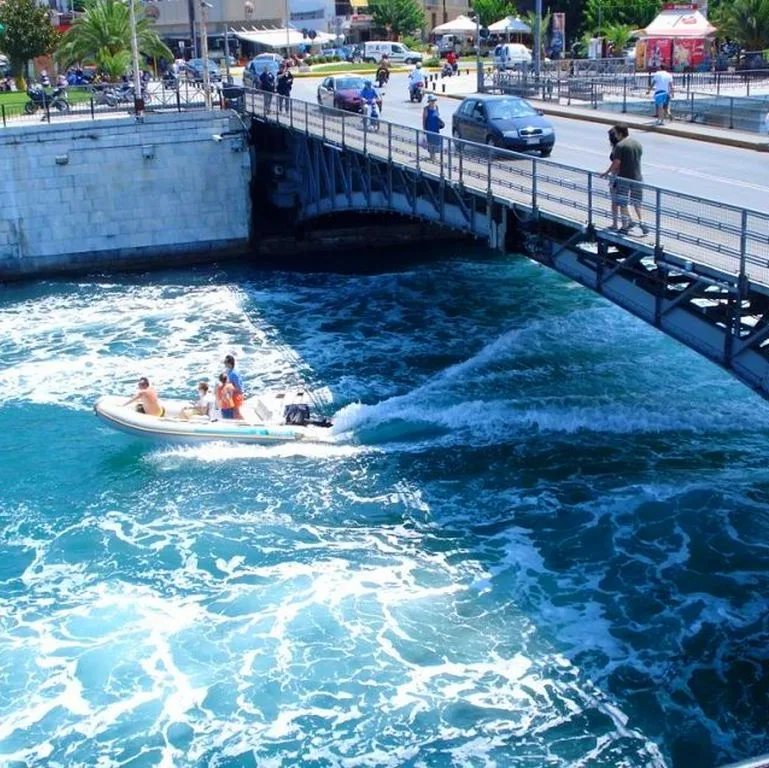 Euripus Bridge Chalcis Greece