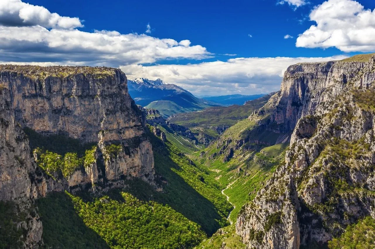 Vikos Gorge in Zagori Greece