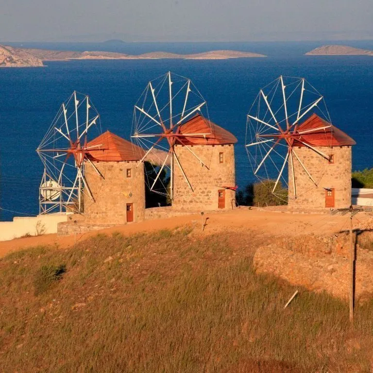 Patmos Island Windmills